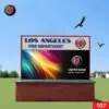 P8 (8mm) 3'h x 6'w LED Digital Fire Station Brick Monument Sign 107