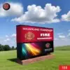P8 (8mm) 3'h x 8'w Digital LED Brick Fire Department Monument Sign 111