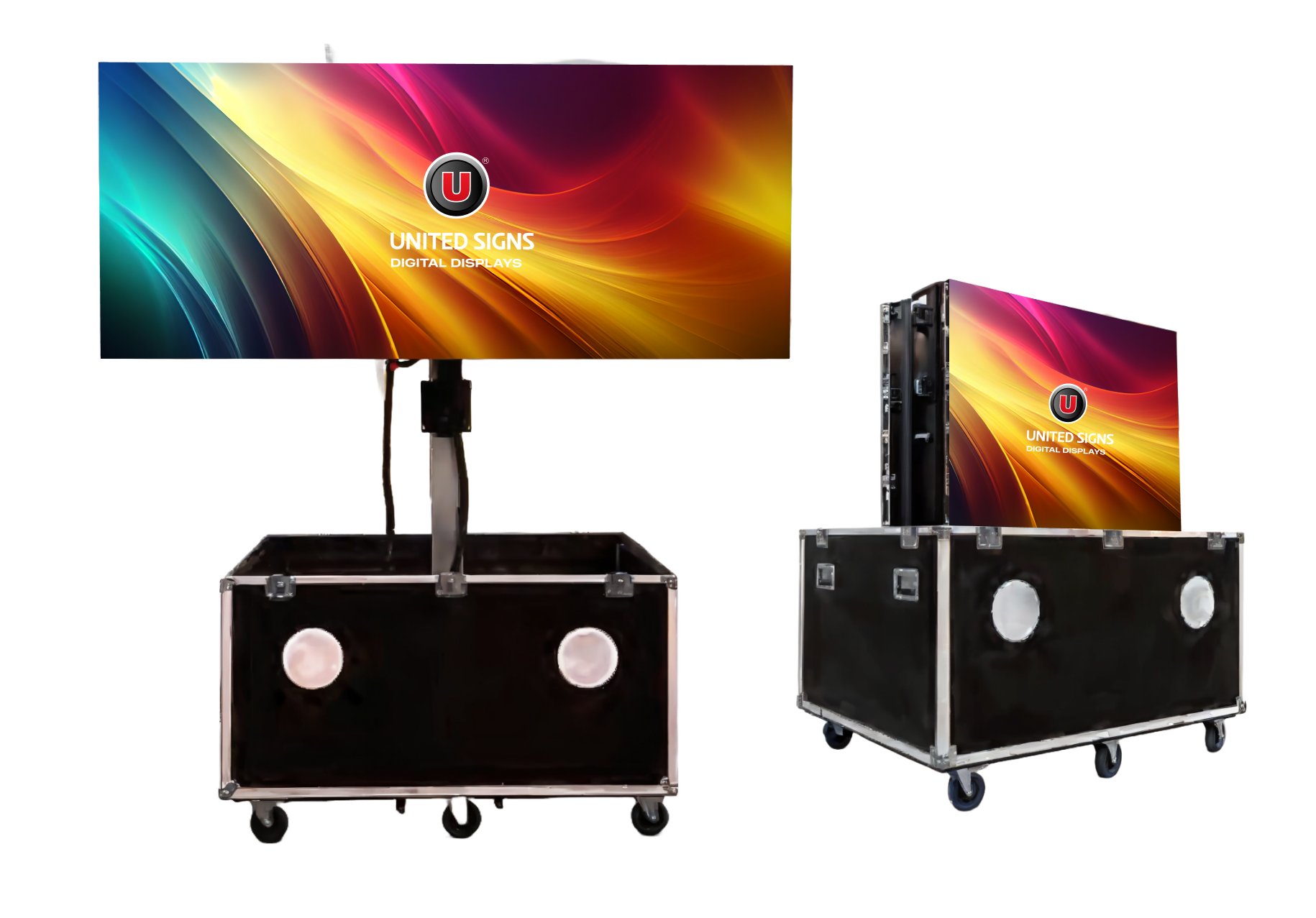 Portable Flight case USMT led screen