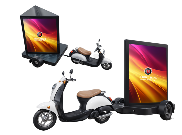 USMT4 Scooter Advertising Trailer