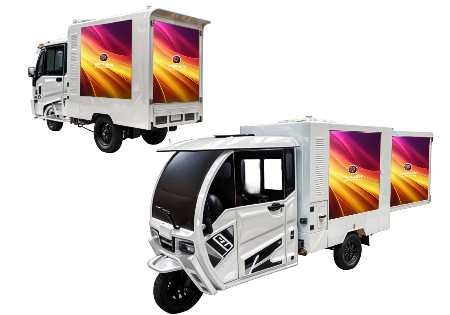 USMT-3W1800 LED Screen Trailer