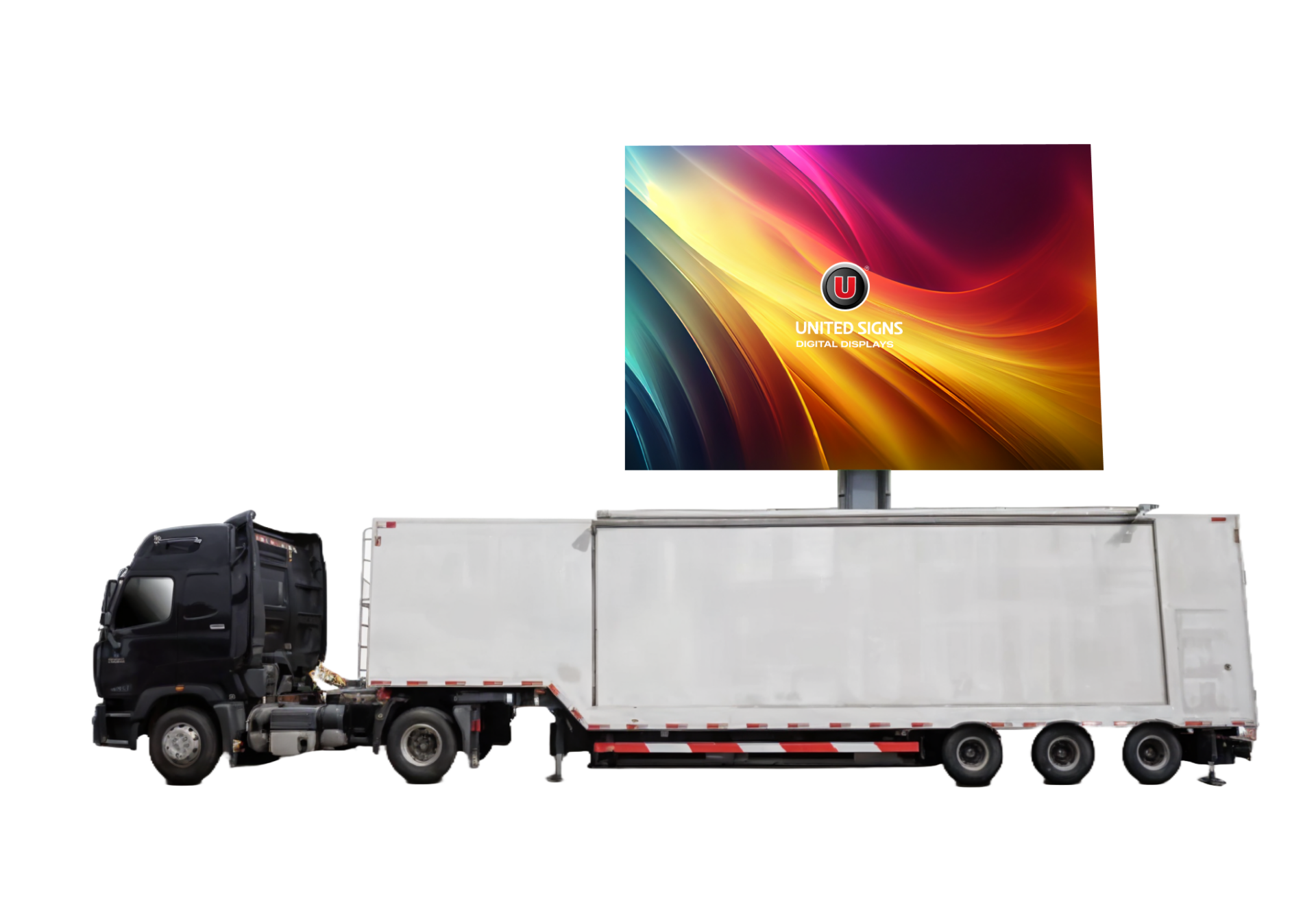 USMT-C40 LED Screen Mobile Trailer