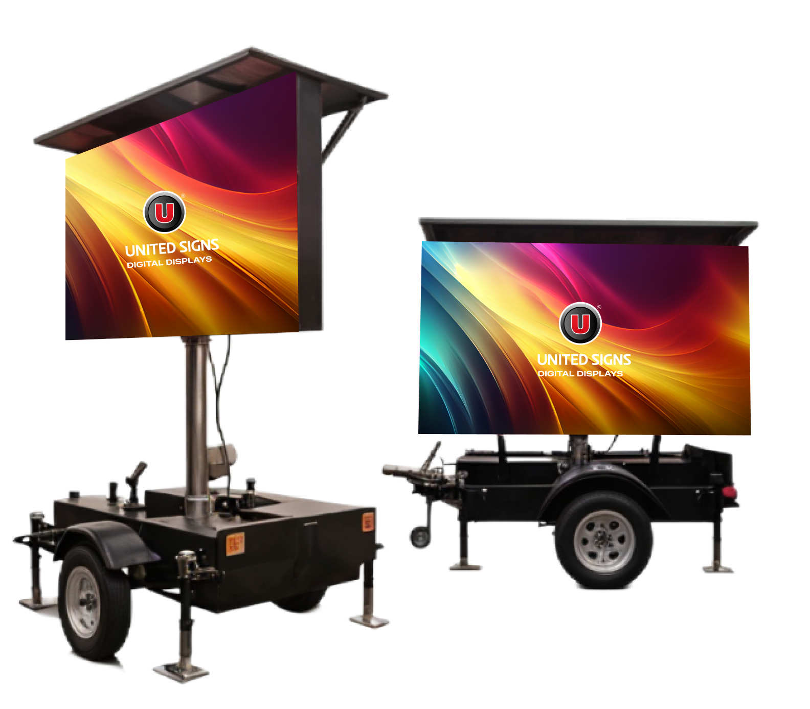 USMT-3S Solar LED Mobile Trailer