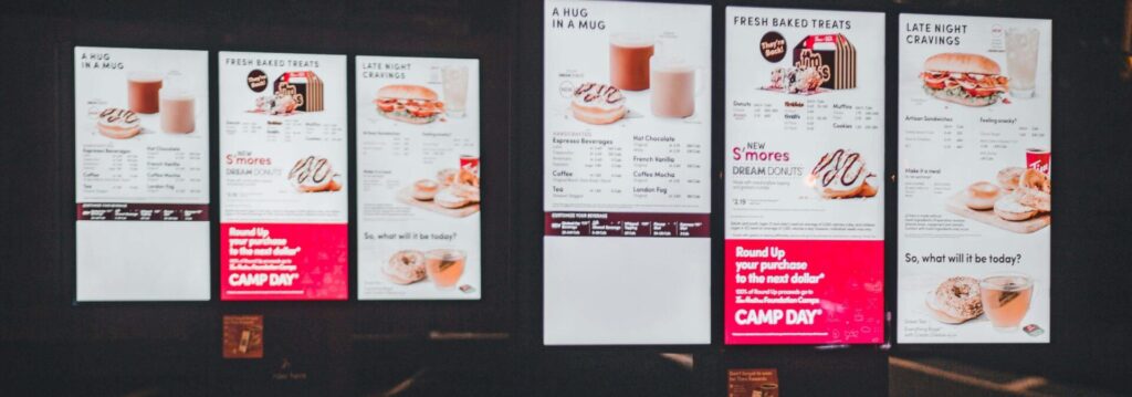 Digital Menu Boards