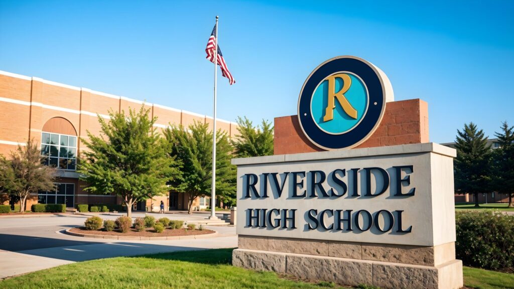 custom pylon signage for school atlanta