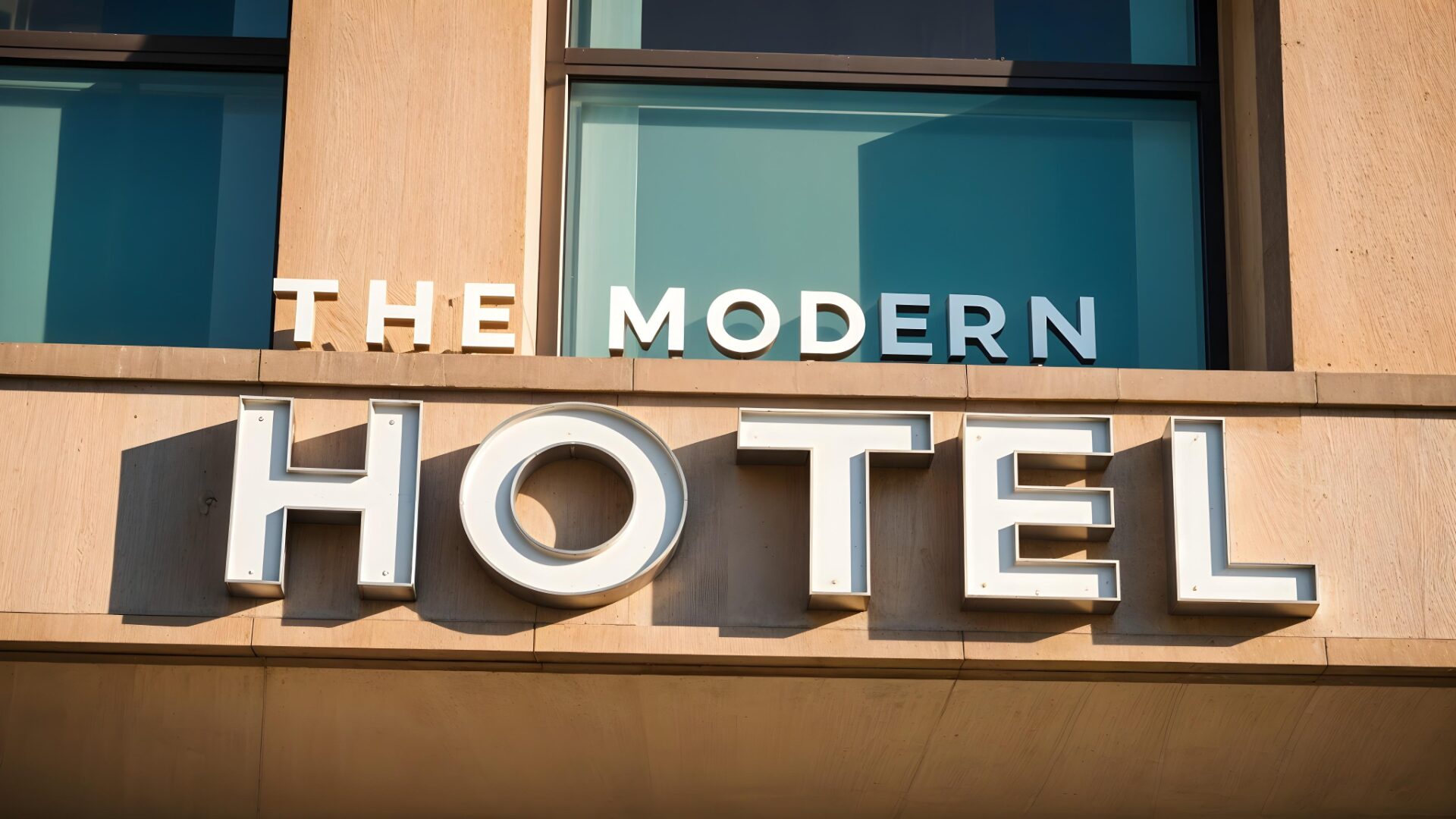 Luxury hotel signage design