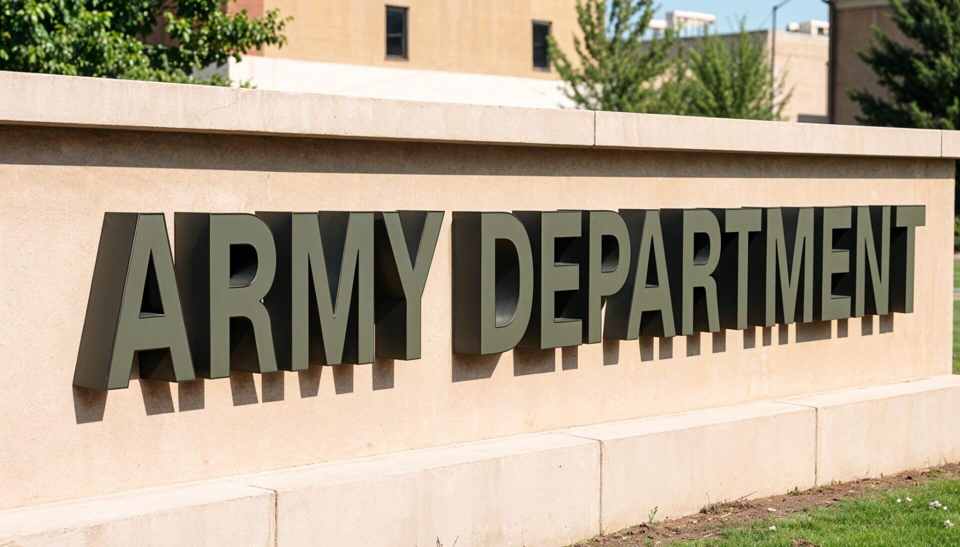 Dimensional Letters Public sector signage