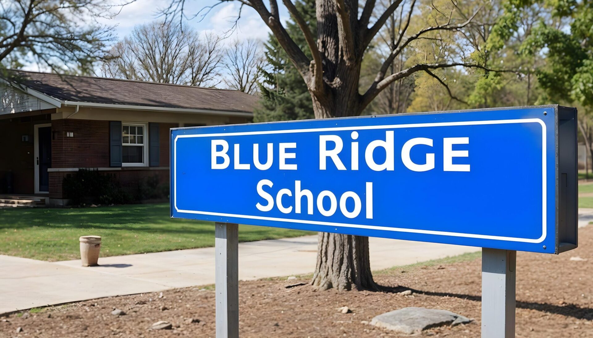 Identification Signs in the school campus