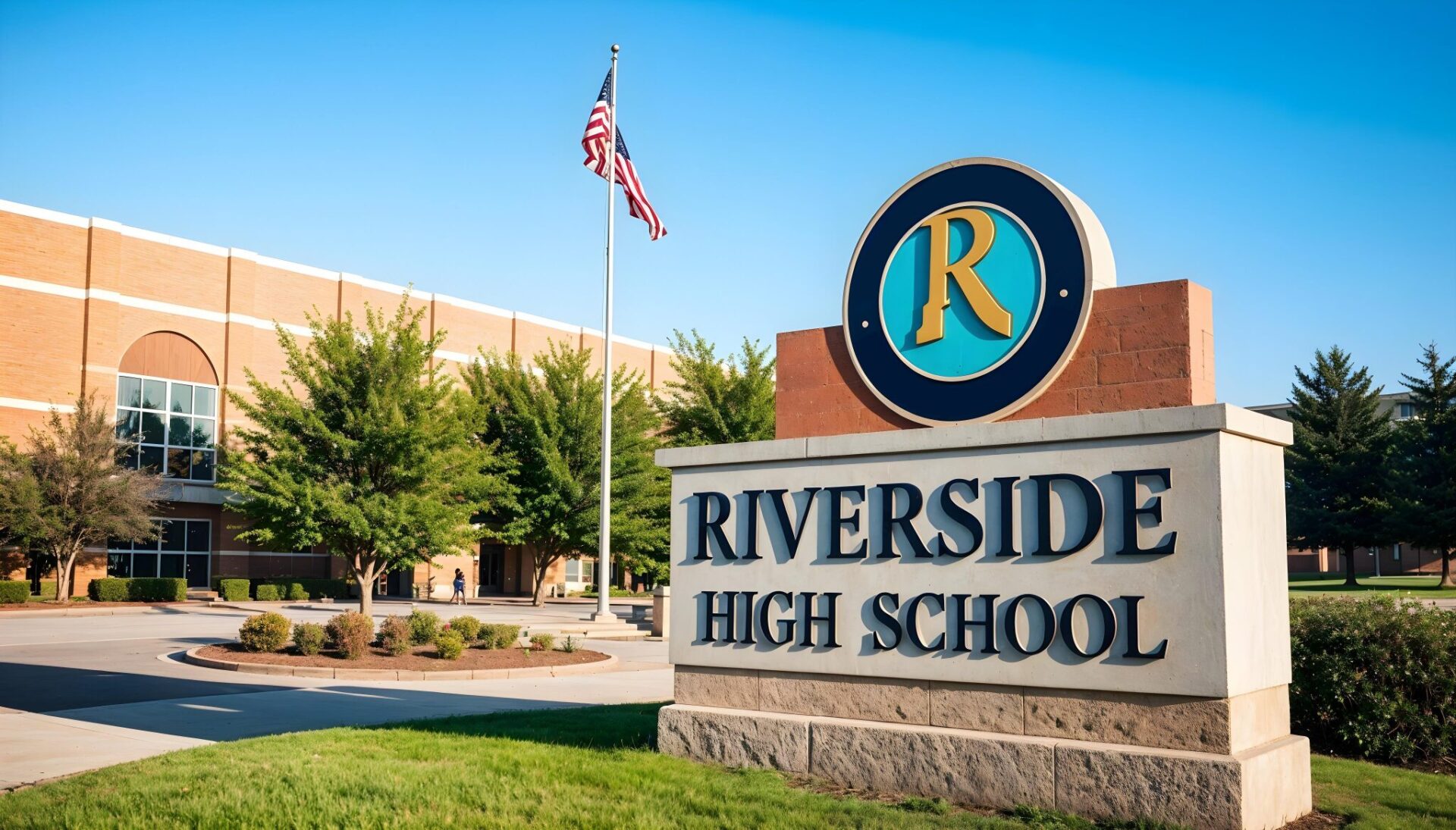 School Monument Sign