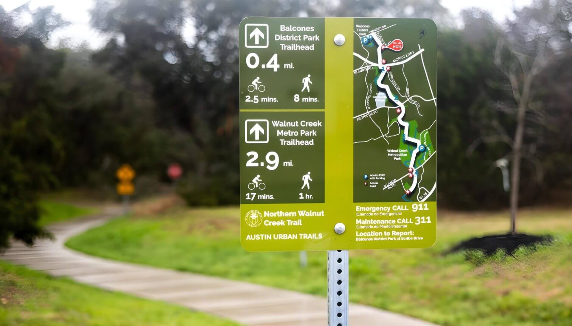 Park & Trail Maps Public sector signage