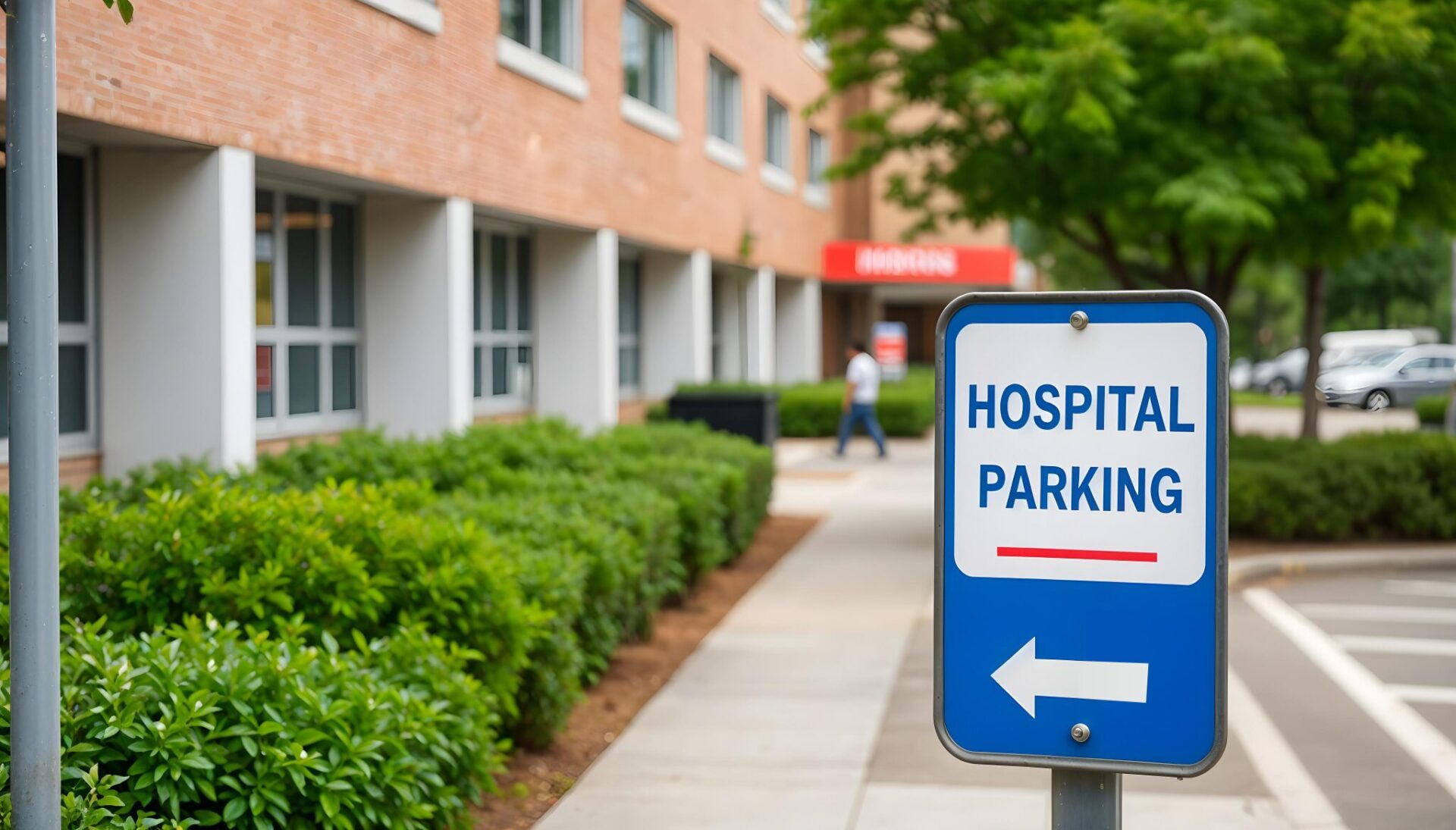 Hospital Parking Signs Board