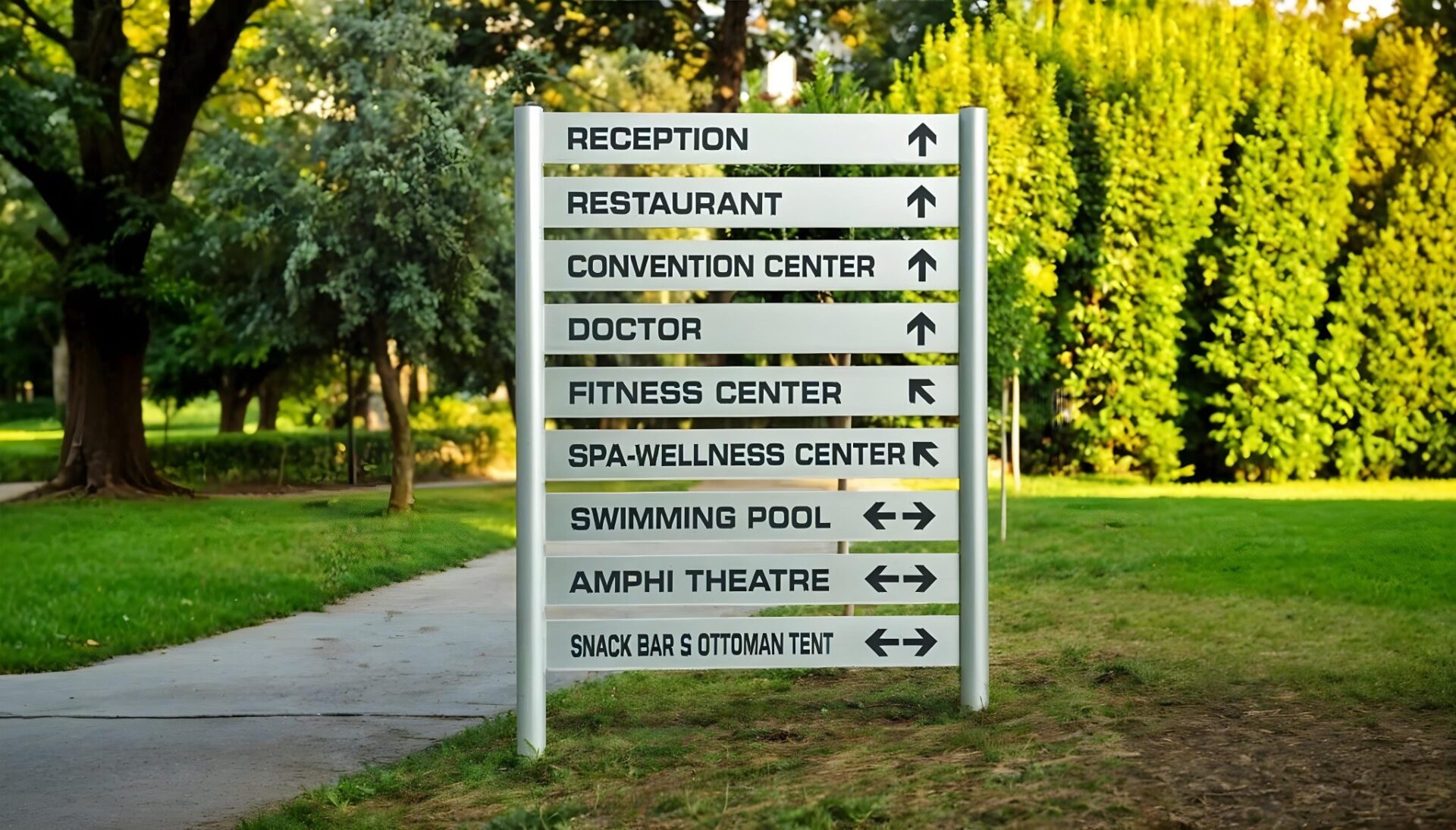 Hotel Wayfinding Signs