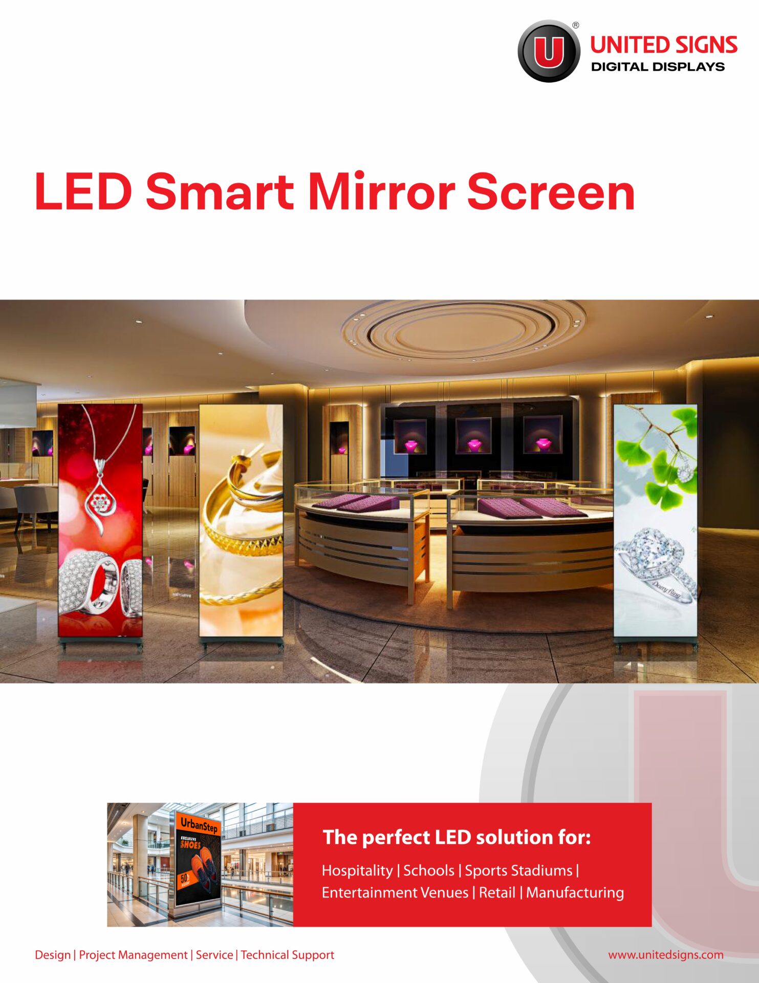 LED Smart Mirror Screen