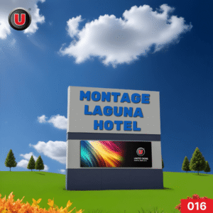 3'h x 8'w Digital LED Business Sign 016 - WiFi Control + IP67 Rating