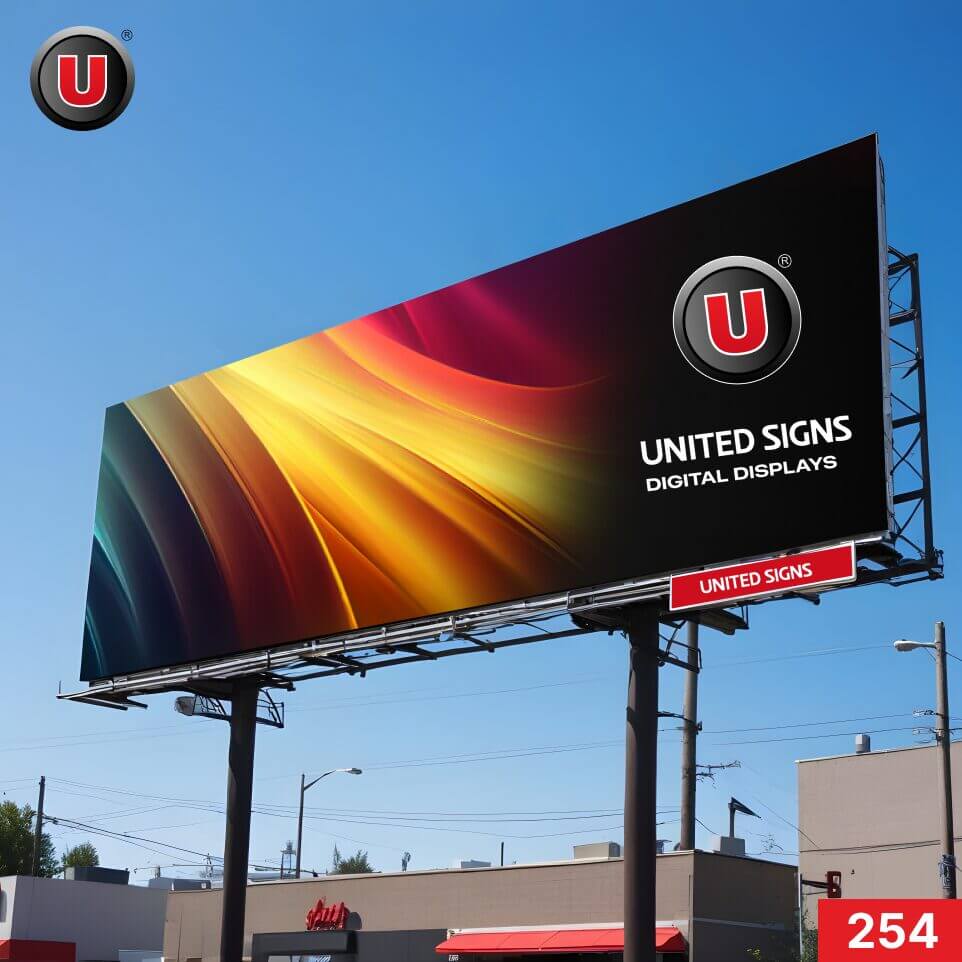 20'h x 60'w Digital LED Billboard Display 254 - LED Screen Picture Video
