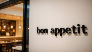Dimensional Letters — Hospitality Signage exterior signage