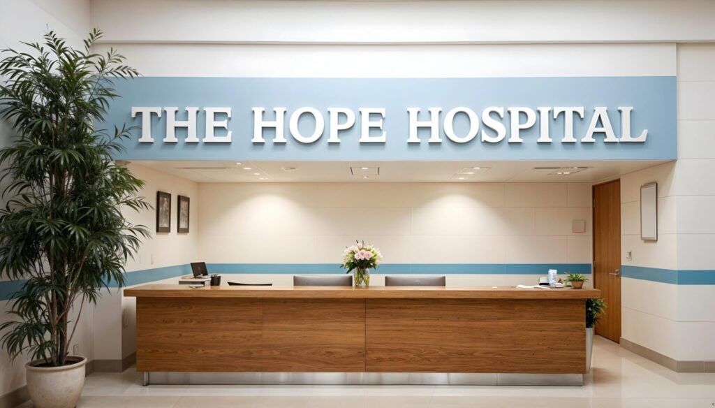 Healthcare Signage interior signage by United Signs