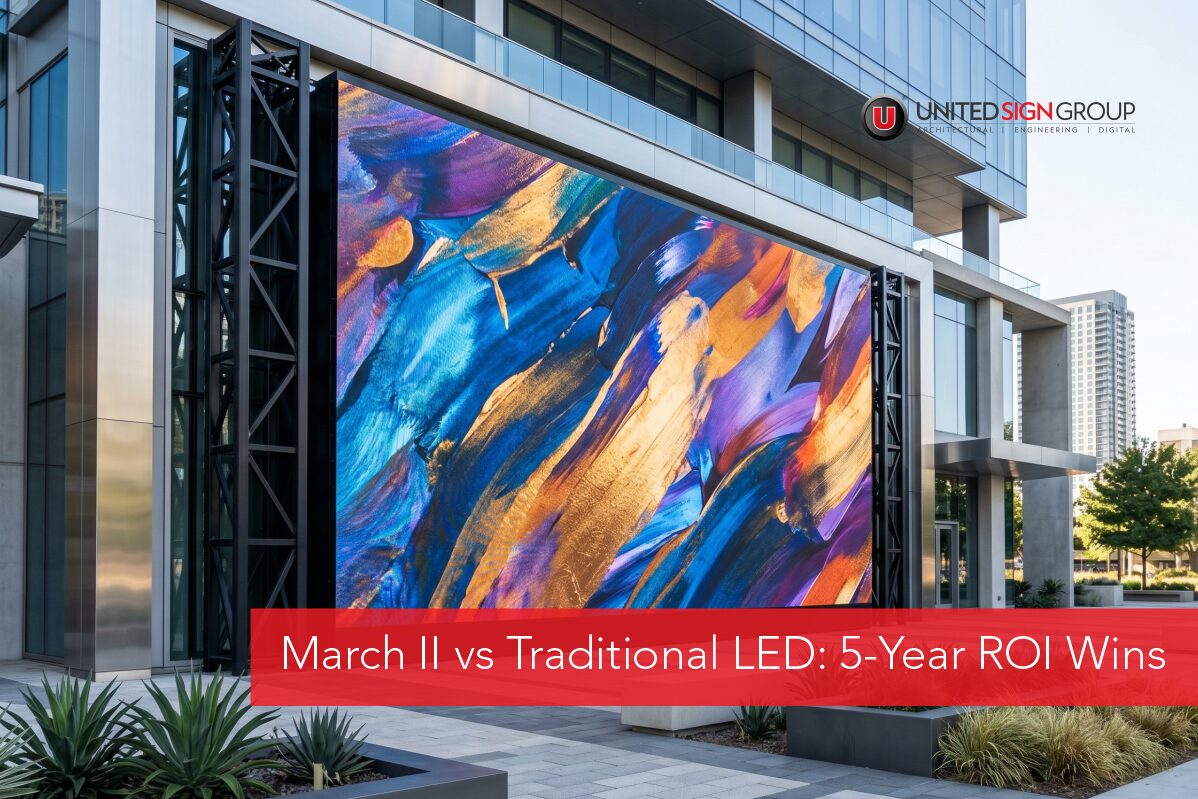 March II vs Traditional Outdoor LED