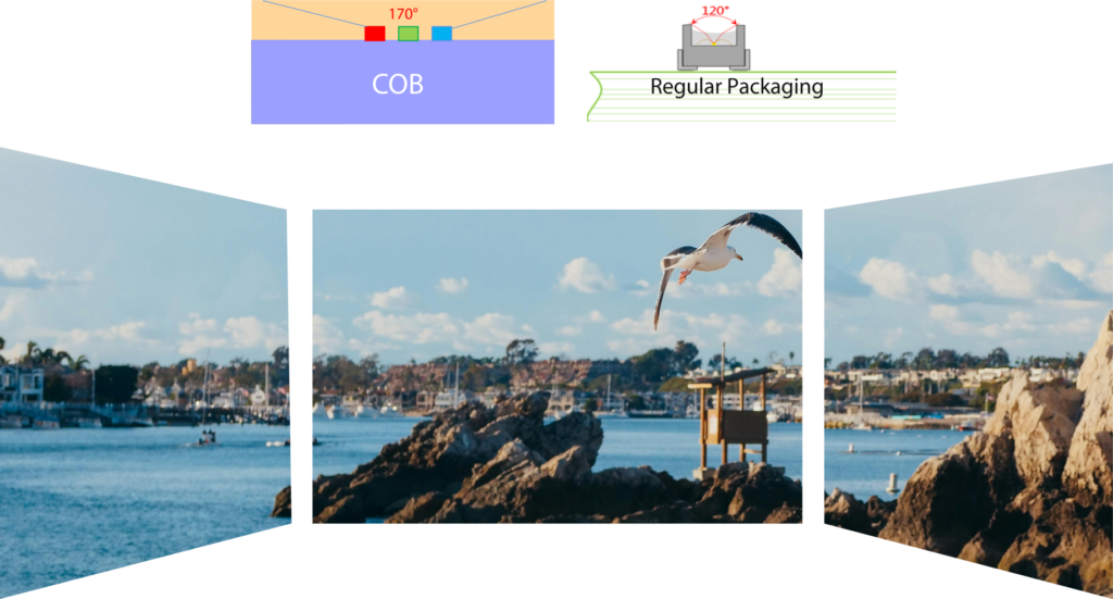 170-Degree Viewing Angle, Every Direction