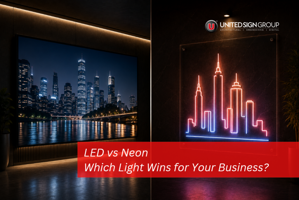 LED vs Neon Signs: Picking the Right Light for Your Sign