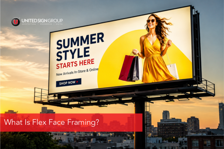 What Is Flex Face Framing? A Simple Guide for Billboard Owners