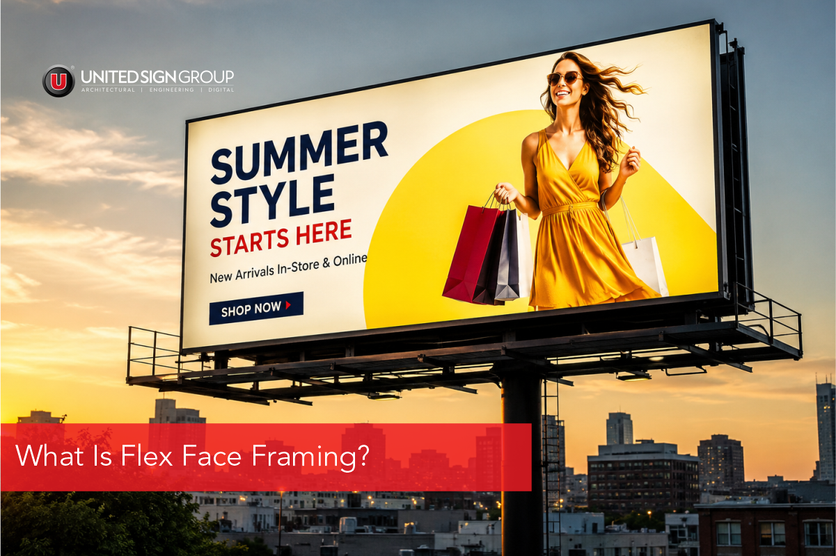 What Is Flex Face Framing? A Simple Guide for Billboard Owners