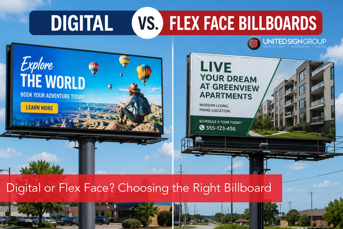 Digital or Flex Face? A Decision Guide for Your Next Billboard