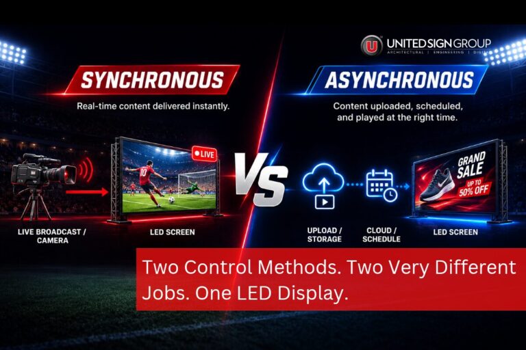 Asynchronous vs Synchronous LED Playback: Which Control Method Do You Need?