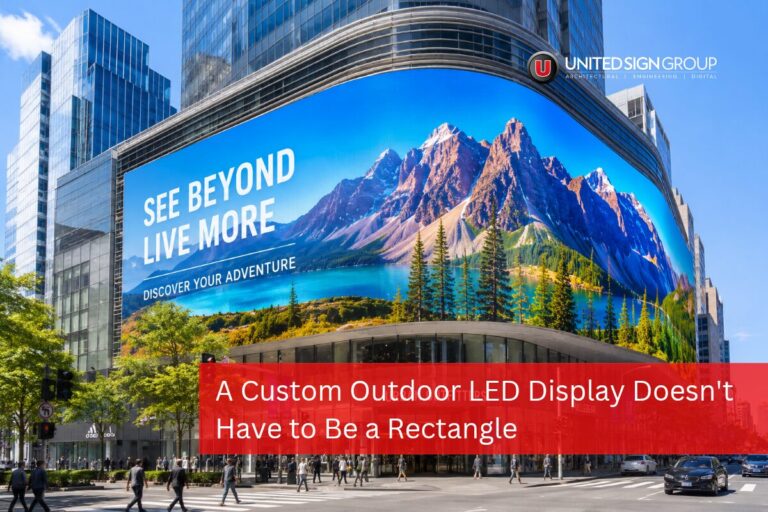 Custom Outdoor LED Shapes, Curves, and Angles: What's Actually Possible?