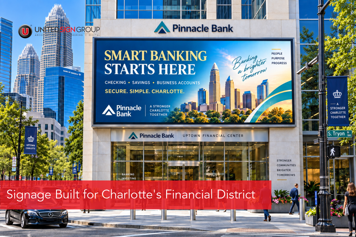 Banking on Visibility: Outdoor LED Display Solutions for Charlotte’s Financial District