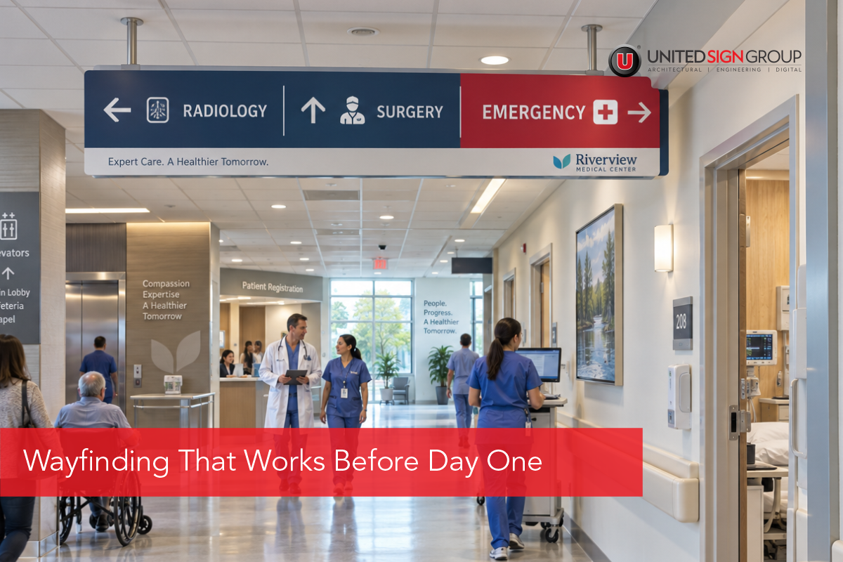 Interior Wayfinding for Hospitals: Where Design-Build Solves a Different Kind of Problem