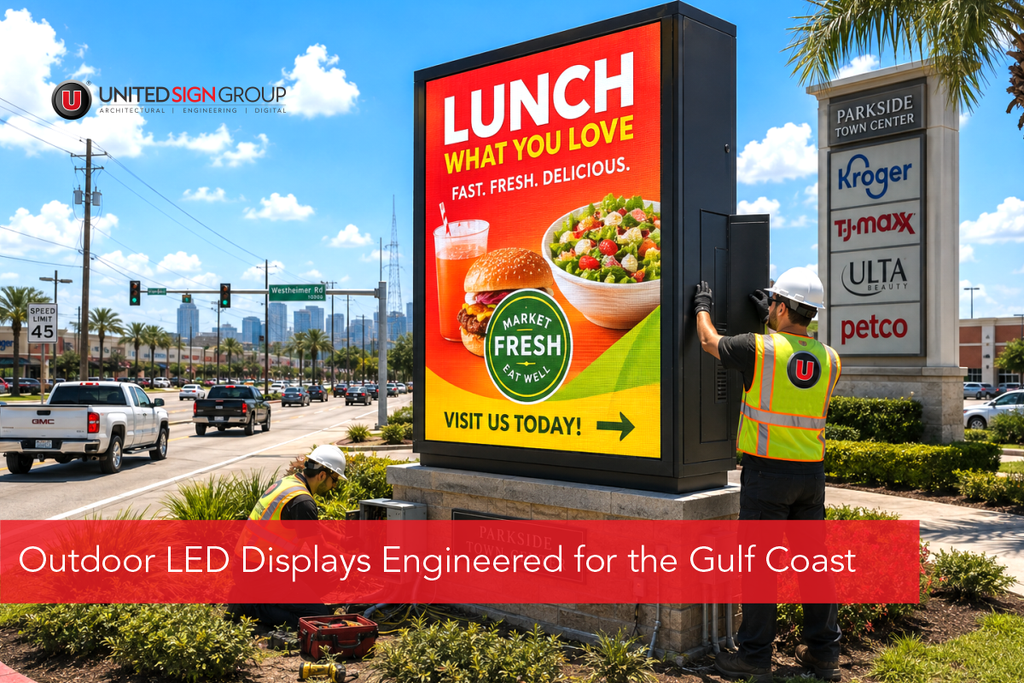 outdoor LED signage Houston