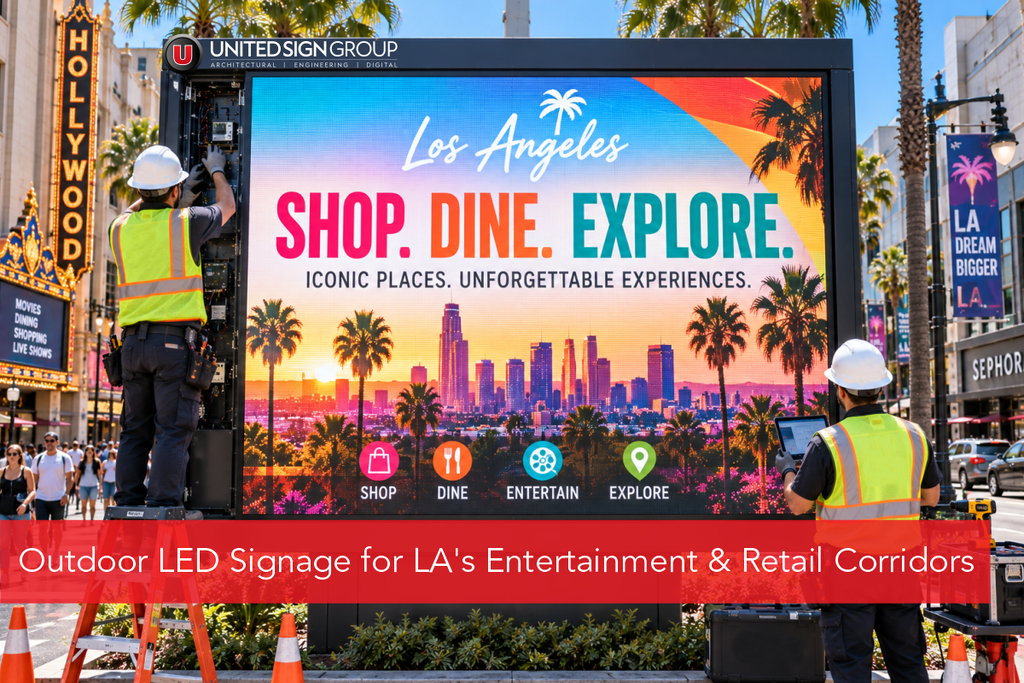 LED signage Los Angeles