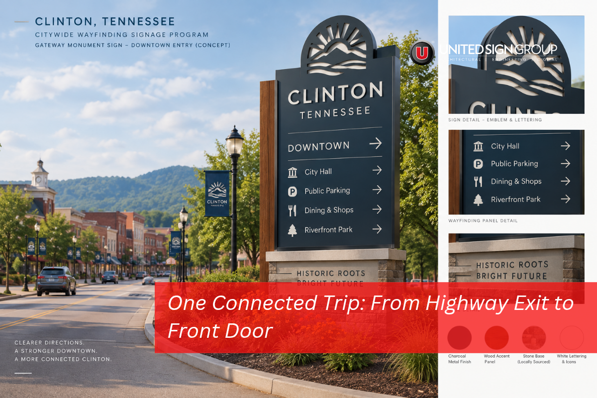 Citywide Wayfinding Signage: A Design-Build Proposal for Clinton, TN