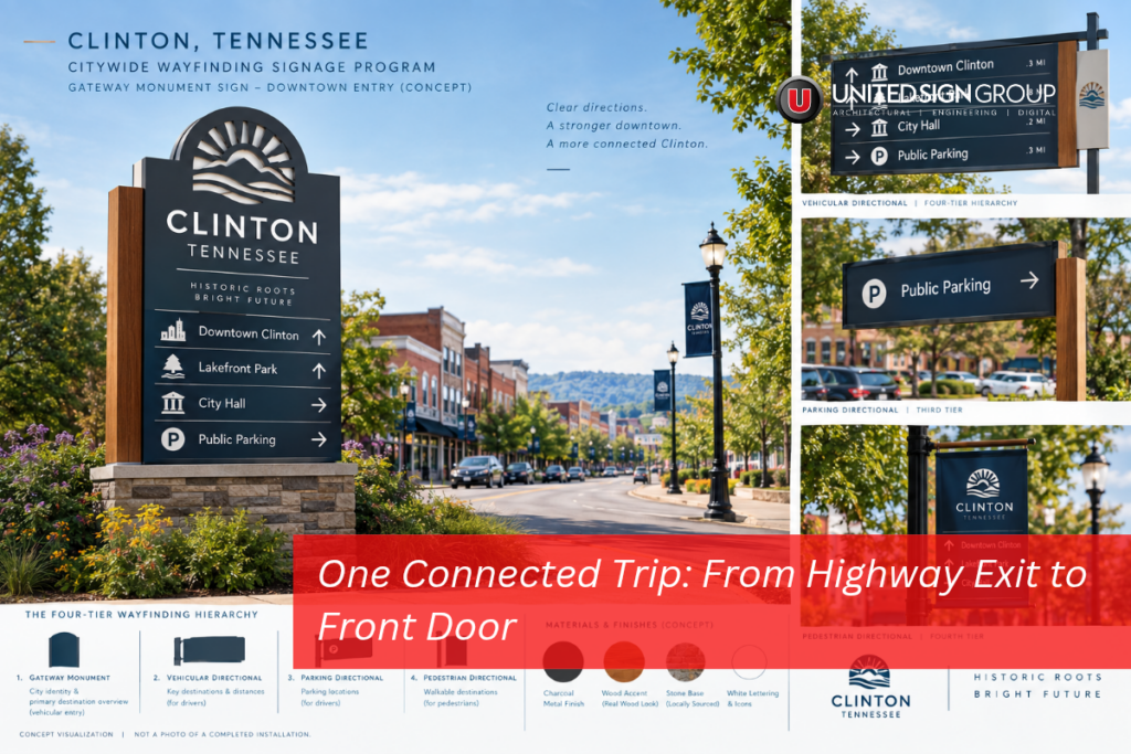 Citywide Wayfinding Signage: A Design-Build Proposal for Clinton, TN