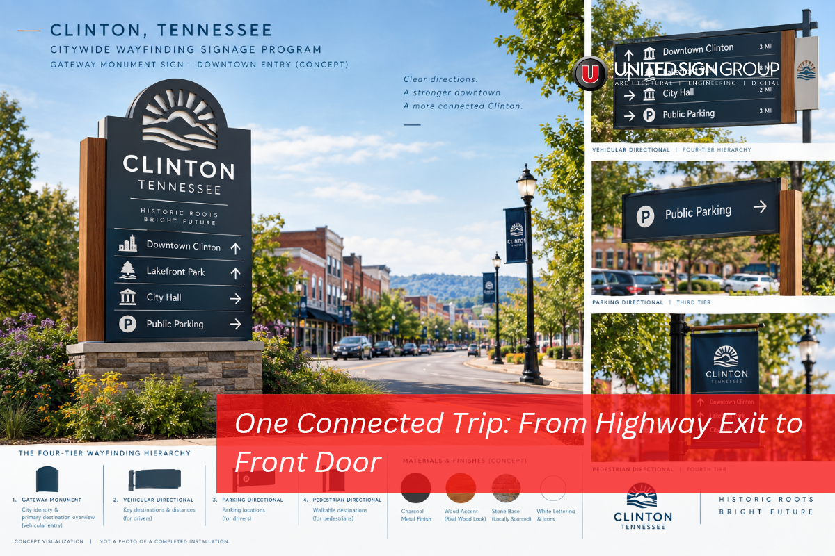 Citywide Wayfinding Signage: A Design-Build Proposal for Clinton, TN