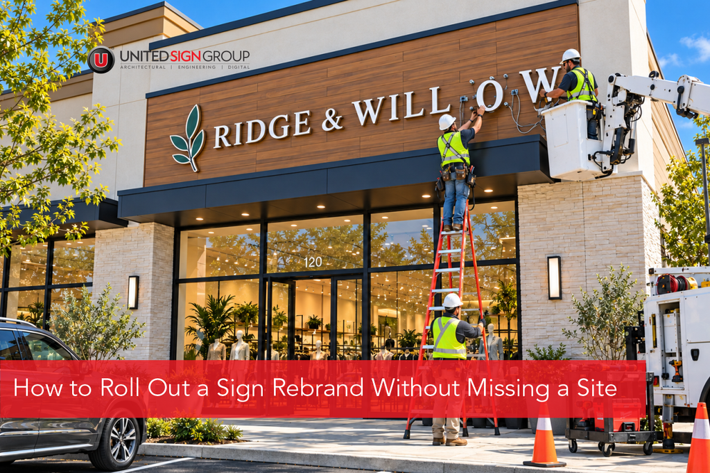 multi-location signage program