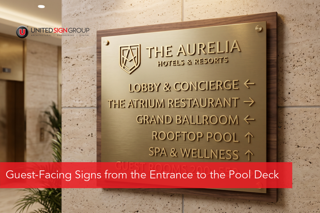 hotel signage